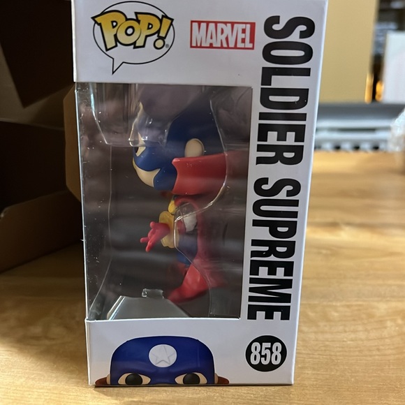 NEW IN BOX FunkoPop: Infinity Warps Soldier Supreme (858) - Picture 5 of 7